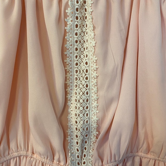 Women's Removable Strap Flowy Jumpsuit Tube Top Wide Leg Pants Romper with Belt - Picture 3 of 9